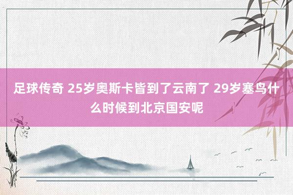 足球传奇 25岁奥斯卡皆到了云南了 29岁塞鸟什么时候到北京国安呢